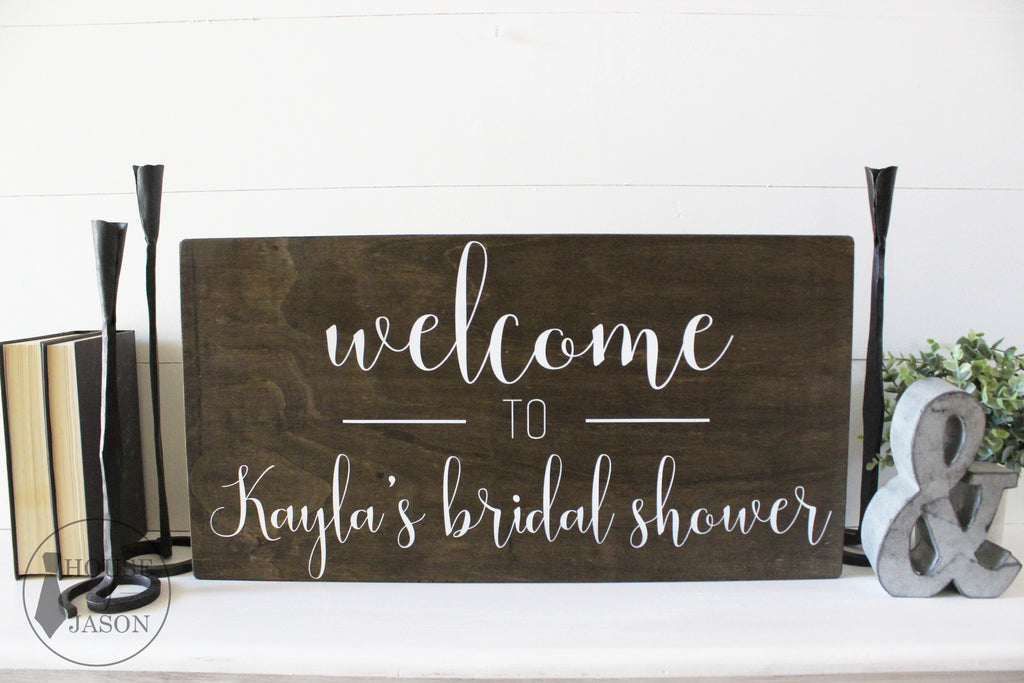 Rustic Bridal Shower Signs, Welcome Bridal Shower Sign, House of Jason, Welcome to our wedding, Bridal Shower signs, wood signs, Bridal Shower wooden signs, Rustic Bridal Shower Decor, Bride to be signs, Bridal Shower